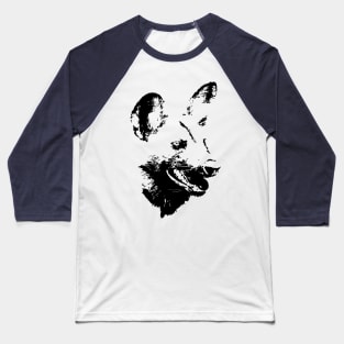 Wild Dog Portrait | African Wildlife Baseball T-Shirt